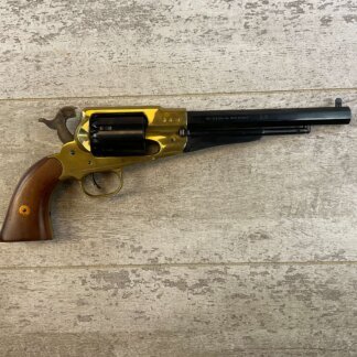 F. LLIPIETTA REMINGTON 1858 BRASS FRAME .44 CAL PERCUSSION REVOLVER, JAMES EARL JONES COLLECTION, ANTIQUE #5-10963