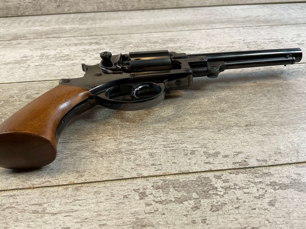 F. LLIPIETTA STARR 1858 .44 CAL PERCUSSION DA REVOLVER, JAMES EARL JONES COLLECTION, ANTIQUE #5-10965