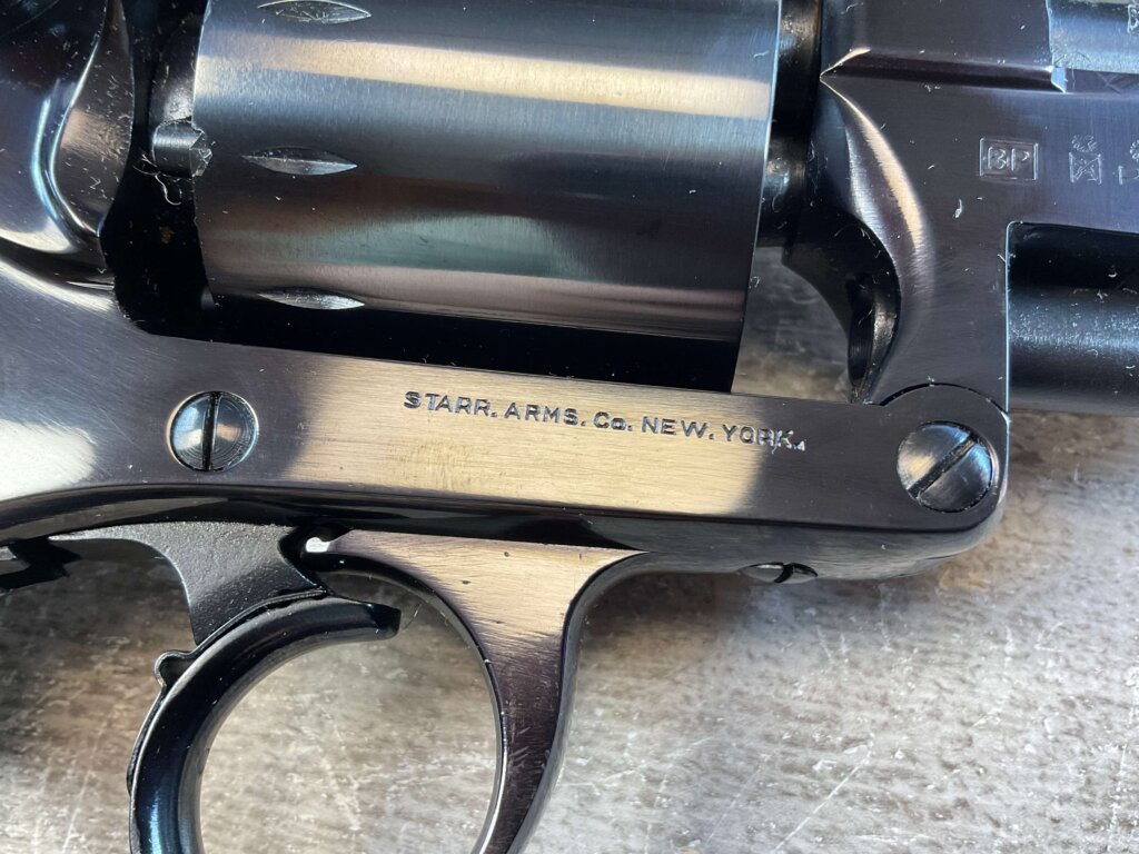 F. LLIPIETTA STARR 1858 .44 CAL PERCUSSION DA REVOLVER, JAMES EARL JONES COLLECTION, ANTIQUE #5-10965