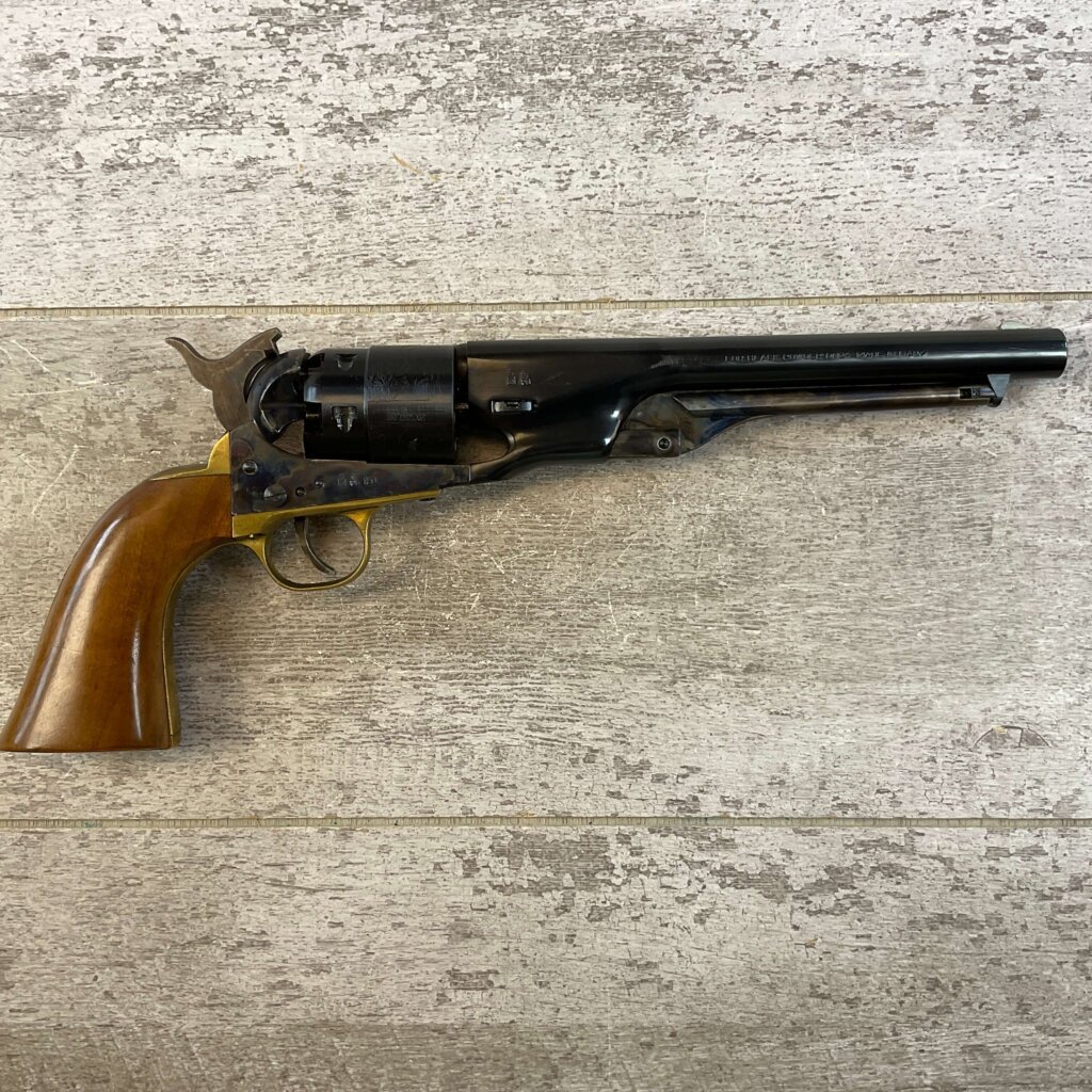 ARMI SAN PAOLO 1860 ARMY .44 CAL PERCUSSION REVOLVER, JAMES EARL JONES COLLECTION, ANTIQUE #5-10966