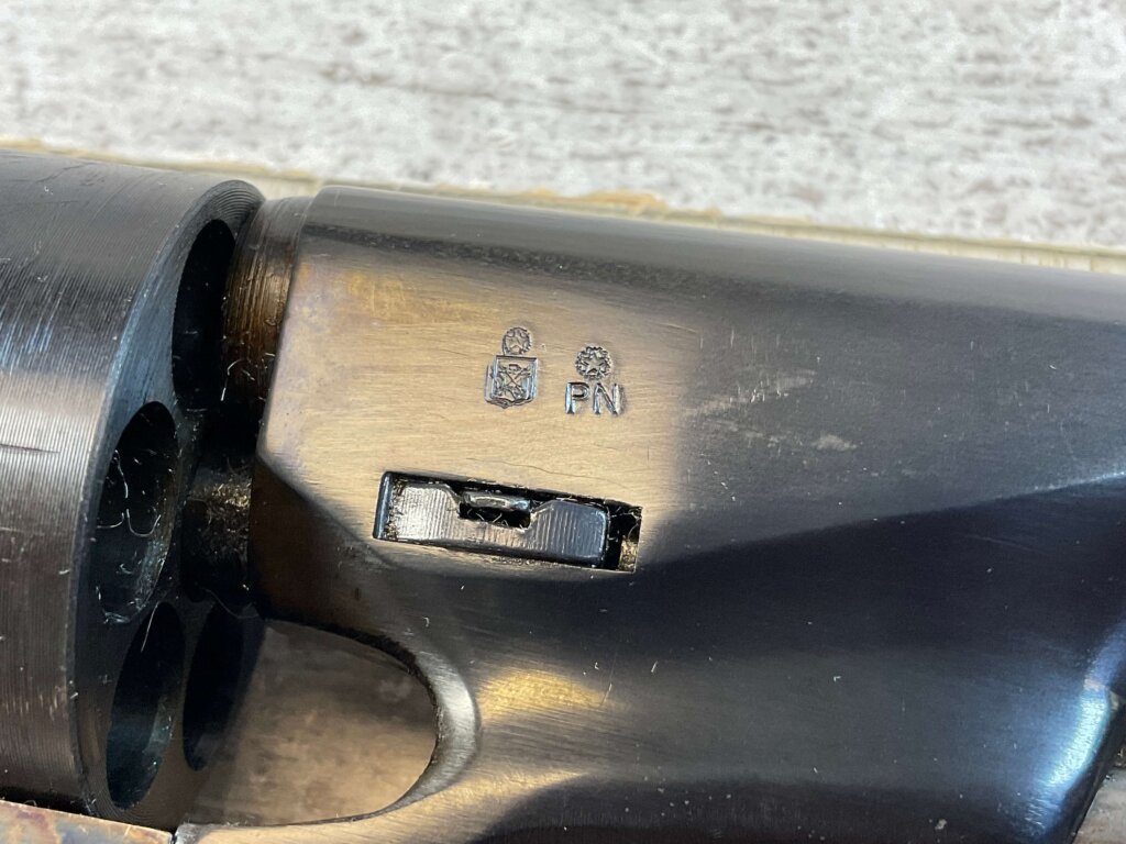 ARMI SAN PAOLO 1860 ARMY .44 CAL PERCUSSION REVOLVER, JAMES EARL JONES COLLECTION, ANTIQUE #5-10966