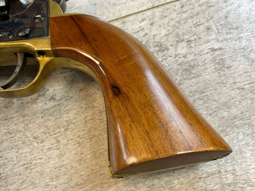 ARMI SAN PAOLO 1860 ARMY .44 CAL PERCUSSION REVOLVER, JAMES EARL JONES COLLECTION, ANTIQUE #5-10966