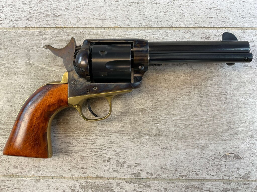 F. LLIPIETTA ITALIAN COLT 1873 TYPE .44 CAL PERCUSSION REVOLVER, JAMES EARL JONES COLLECTION, ANTIQUE #5-10967