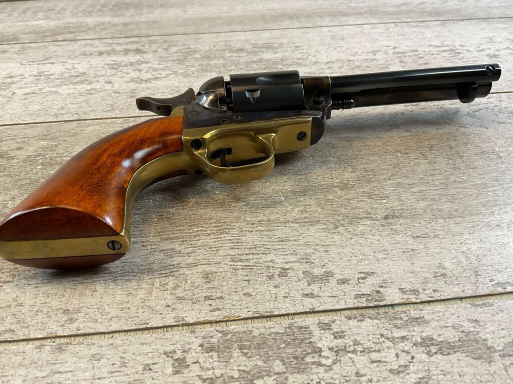 F. LLIPIETTA ITALIAN COLT 1873 TYPE .44 CAL PERCUSSION REVOLVER, JAMES EARL JONES COLLECTION, ANTIQUE #5-10967