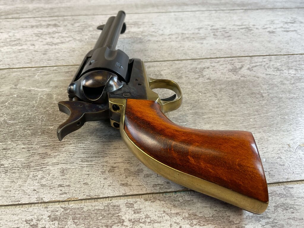 F. LLIPIETTA ITALIAN COLT 1873 TYPE .44 CAL PERCUSSION REVOLVER, JAMES EARL JONES COLLECTION, ANTIQUE #5-10967