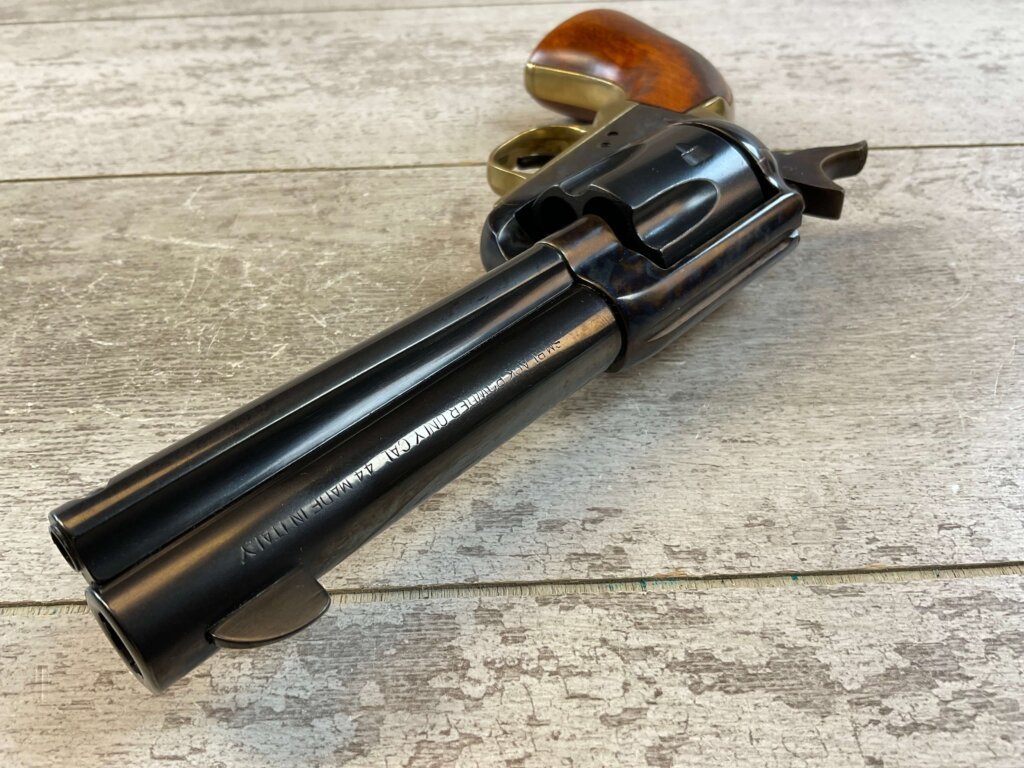 F. LLIPIETTA ITALIAN COLT 1873 TYPE .44 CAL PERCUSSION REVOLVER, JAMES EARL JONES COLLECTION, ANTIQUE #5-10967