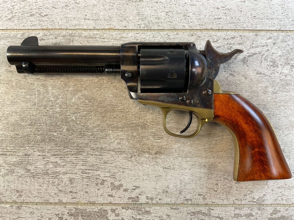 F. LLIPIETTA ITALIAN COLT 1873 TYPE .44 CAL PERCUSSION REVOLVER, JAMES EARL JONES COLLECTION, ANTIQUE #5-10967