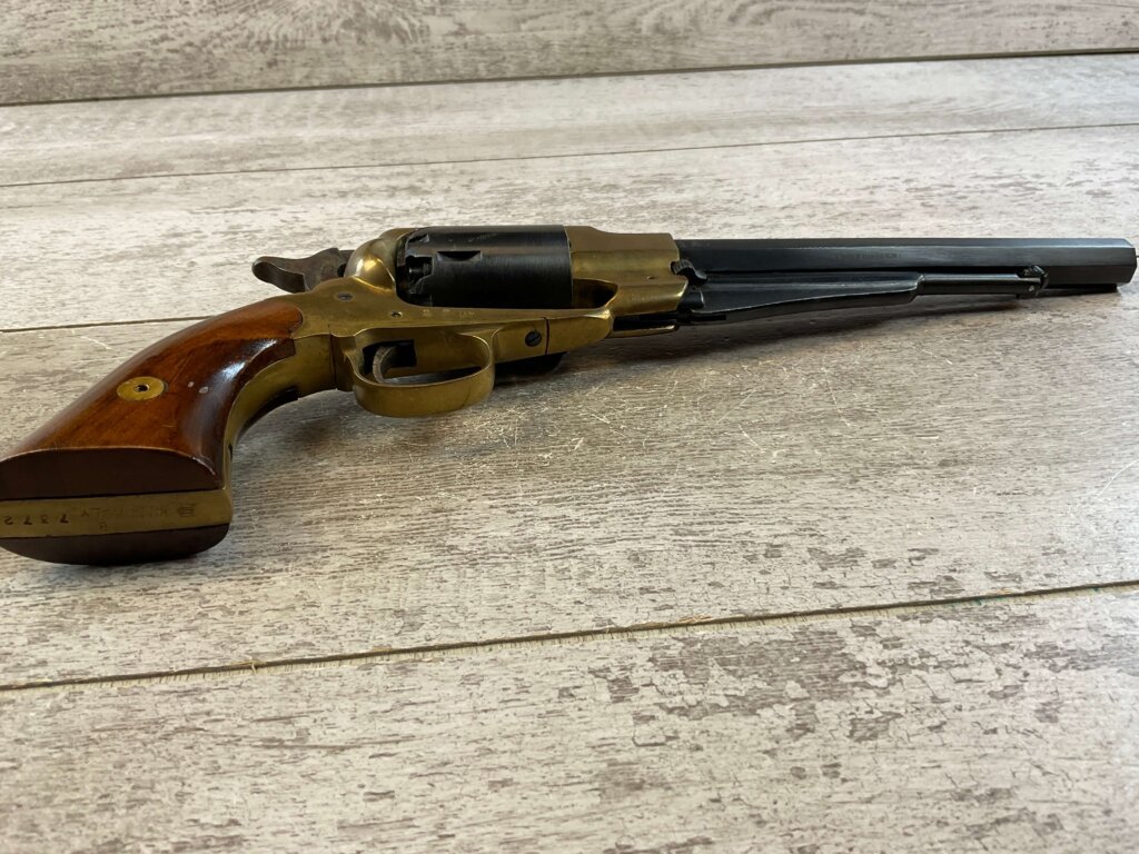 FIE 1858 REMINGTON .44 CAL PERCUSSION REVOLVER, JAMES EARL JONES COLLECTION, ANTIQUE #5-10968