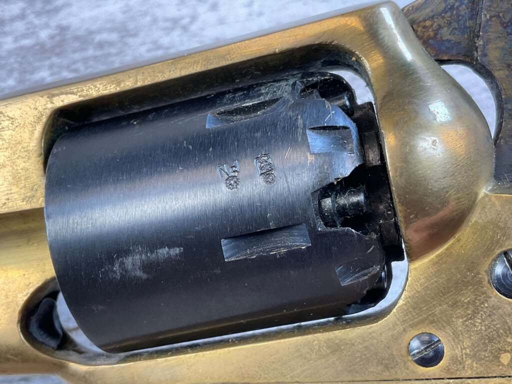 FIE 1858 REMINGTON .44 CAL PERCUSSION REVOLVER, JAMES EARL JONES COLLECTION, ANTIQUE #5-10968