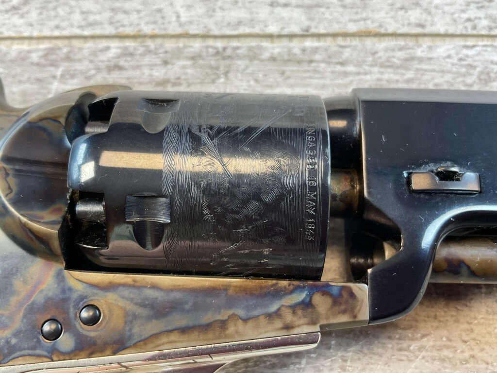 COLT MODEL 1851 NAVY .44 CAL PERCUSSION REVOLVER, 2ND GEN RE-ISSUE, JAMES EARL JONES COLLECTION, ANTIQUE #5-10969