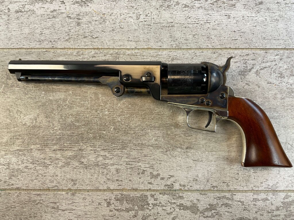 COLT MODEL 1851 NAVY .44 CAL PERCUSSION REVOLVER, 2ND GEN RE-ISSUE, JAMES EARL JONES COLLECTION, ANTIQUE #5-10969