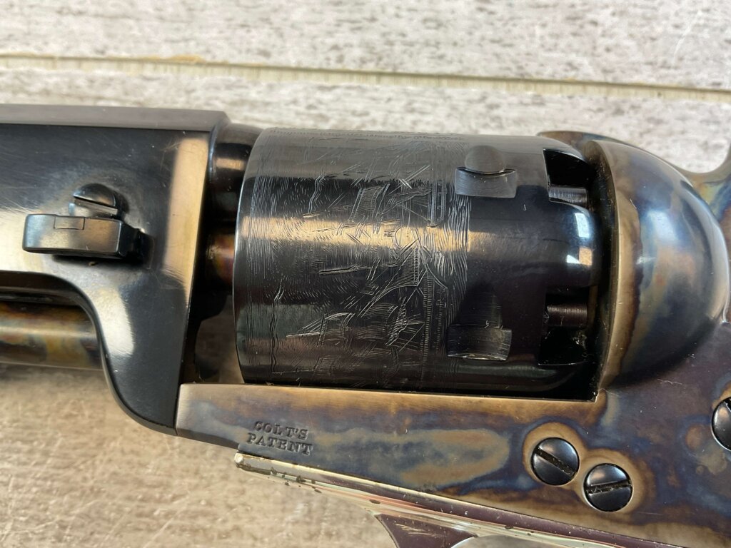 COLT MODEL 1851 NAVY .44 CAL PERCUSSION REVOLVER, 2ND GEN RE-ISSUE, JAMES EARL JONES COLLECTION, ANTIQUE #5-10969