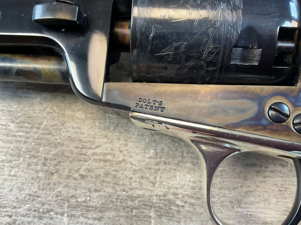 COLT MODEL 1851 NAVY .44 CAL PERCUSSION REVOLVER, 2ND GEN RE-ISSUE, JAMES EARL JONES COLLECTION, ANTIQUE #5-10969