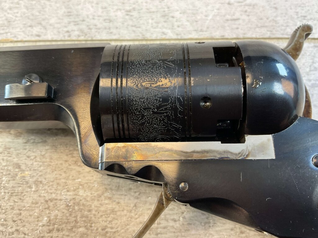 UBERTI PATERSON .36 CAL PERCUSSION REVOLVER, JAMES EARL JONES COLLECTION, ANTIQUE & MINTY #5-10970