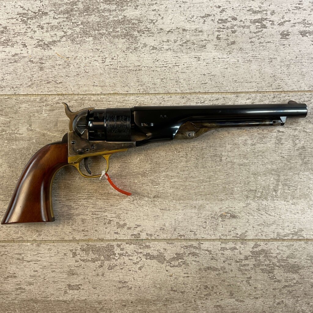 UBERTI 1860 COLT ARMY .44 CAL PERCUSSION REVOLVER, JAMES EARL JONES COLLECTION, ANTIQUE / UNFIRED & MINTY #5-10971