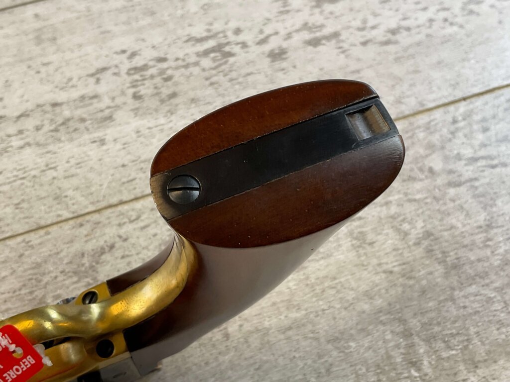 UBERTI 1860 COLT ARMY .44 CAL PERCUSSION REVOLVER, JAMES EARL JONES COLLECTION, ANTIQUE / UNFIRED & MINTY #5-10971