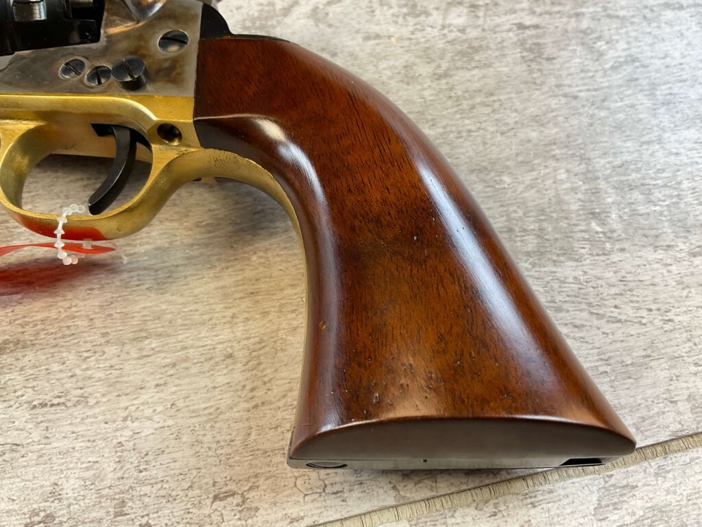 UBERTI 1860 COLT ARMY .44 CAL PERCUSSION REVOLVER, JAMES EARL JONES COLLECTION, ANTIQUE / UNFIRED & MINTY #5-10971