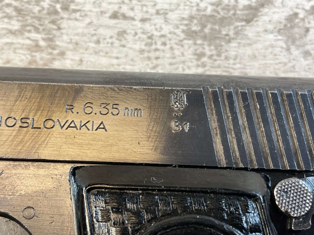 CZECH CZ DUO 6.35MM SEMI AUTO PISTOL, 1951 MFR #6-03000