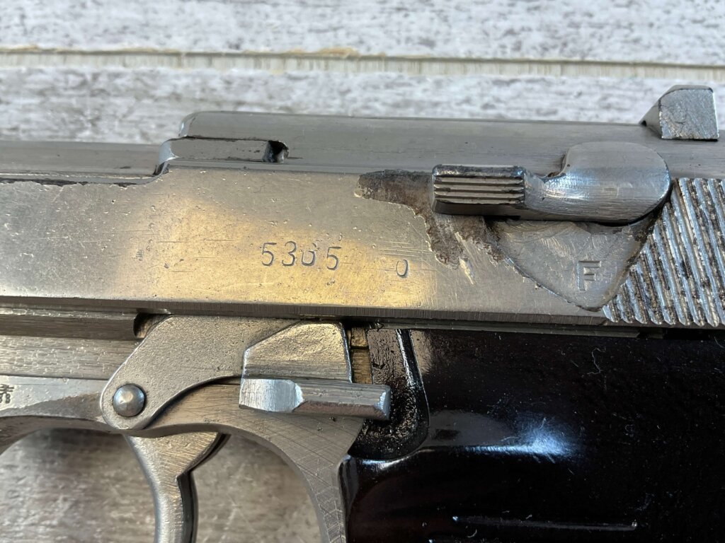 CYQ SPREEWERK P38 9MM SEMI AUTO PISTOL, NICKEL PLATED W/ CASE #6-03001