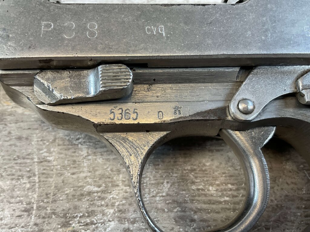 CYQ SPREEWERK P38 9MM SEMI AUTO PISTOL, NICKEL PLATED W/ CASE #6-03001