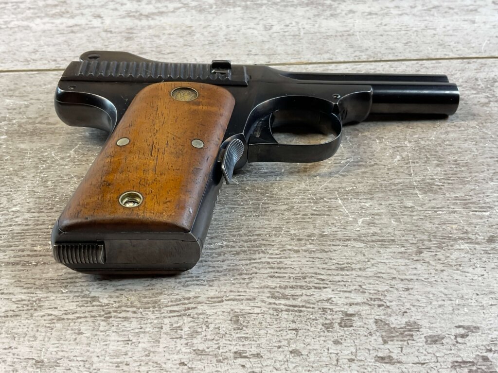 SCARCE SMITH & WESSON S&W M35 / MODEL 1913 35 S&W (.32 ACP) CAL SEMI AUTO PISTOL, MINTY #6-03002