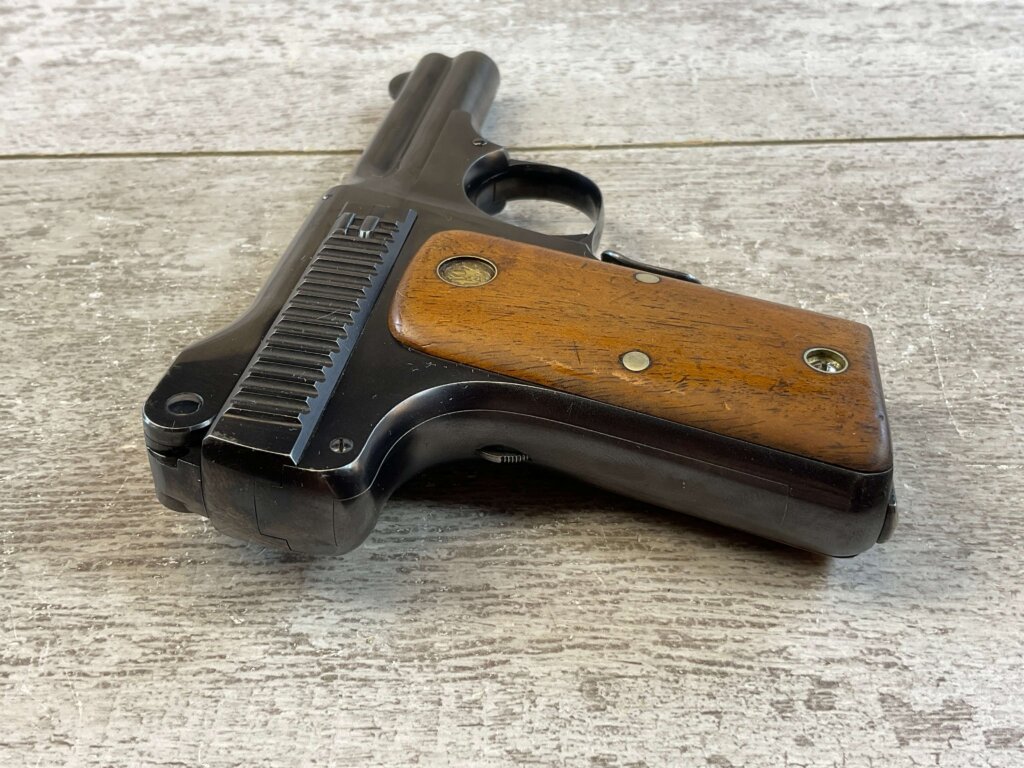 SCARCE SMITH & WESSON S&W M35 / MODEL 1913 35 S&W (.32 ACP) CAL SEMI AUTO PISTOL, MINTY #6-03002