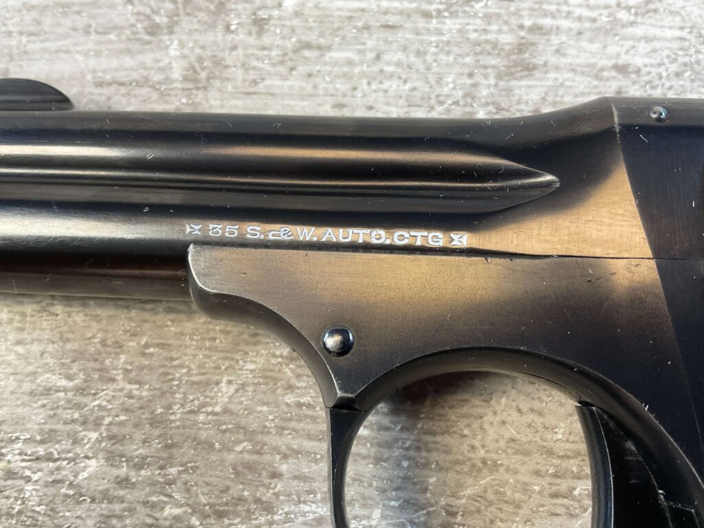 SCARCE SMITH & WESSON S&W M35 / MODEL 1913 35 S&W (.32 ACP) CAL SEMI AUTO PISTOL, MINTY #6-03002