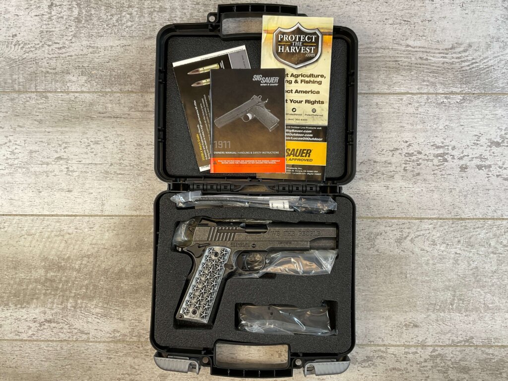 SIG SAUER "WE THE PEOPLE" 1911 .45 ACP SEMI AUTO PISTOL #6-03004