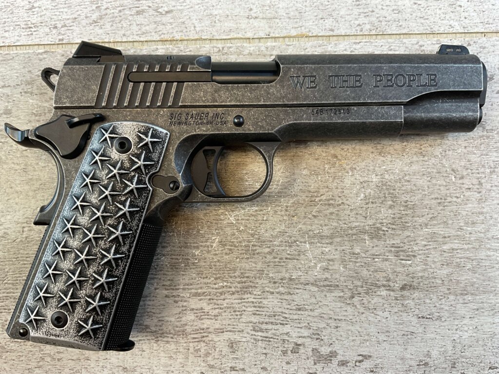 SIG SAUER "WE THE PEOPLE" 1911 .45 ACP SEMI AUTO PISTOL #6-03004
