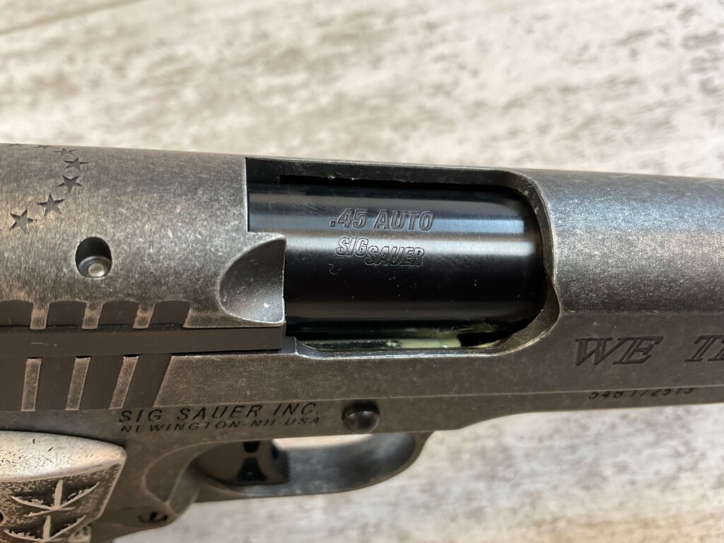 SIG SAUER "WE THE PEOPLE" 1911 .45 ACP SEMI AUTO PISTOL #6-03004