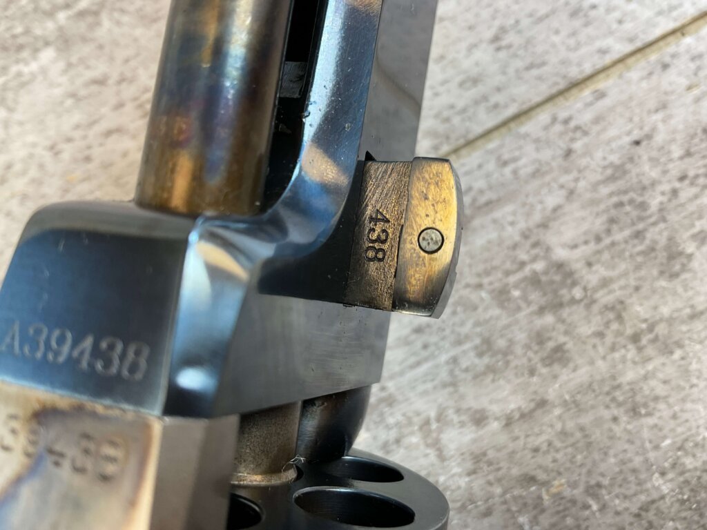 UBERTI 1848 DRAGOON .44 CAL PERCUSSION REVOLVER, JAMES EARL JONES COLLECTION, ANTIQUE / UNFIRED & MINTY #5-10972