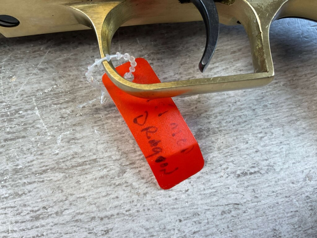 UBERTI 1848 DRAGOON .44 CAL PERCUSSION REVOLVER, JAMES EARL JONES COLLECTION, ANTIQUE / UNFIRED & MINTY #5-10972