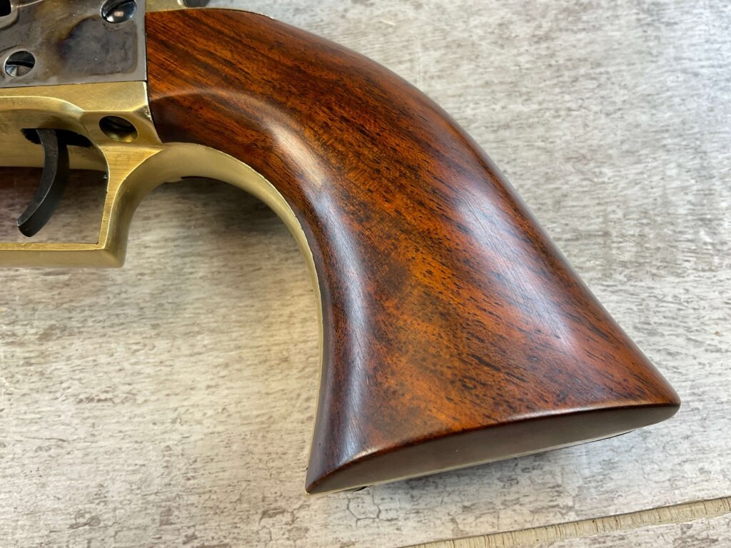 UBERTI 1848 DRAGOON .44 CAL PERCUSSION REVOLVER, JAMES EARL JONES COLLECTION, ANTIQUE / UNFIRED & MINTY #5-10972