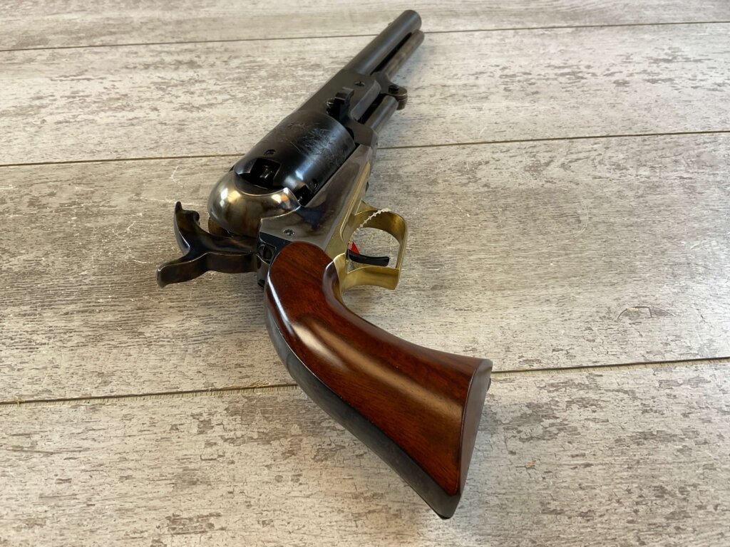 UBERTI 1847 WALKER .44 CAL PERCUSSION REVOLVER, JAMES EARL JONES COLLECTION, ANTIQUE / UNFIRED & MINTY #5-10973