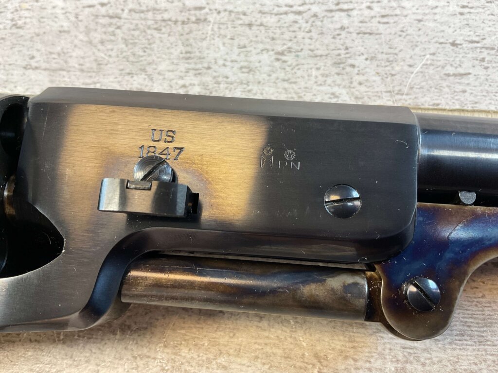 UBERTI 1847 WALKER .44 CAL PERCUSSION REVOLVER, JAMES EARL JONES COLLECTION, ANTIQUE / UNFIRED & MINTY #5-10973