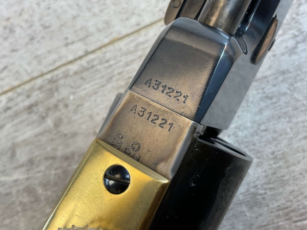 UBERTI 1847 WALKER .44 CAL PERCUSSION REVOLVER, JAMES EARL JONES COLLECTION, ANTIQUE / UNFIRED & MINTY #5-10973