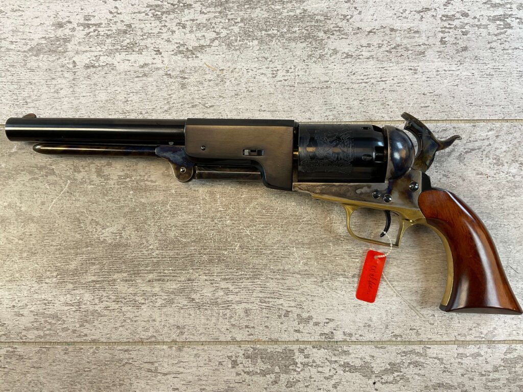 UBERTI 1847 WALKER .44 CAL PERCUSSION REVOLVER, JAMES EARL JONES COLLECTION, ANTIQUE / UNFIRED & MINTY #5-10973