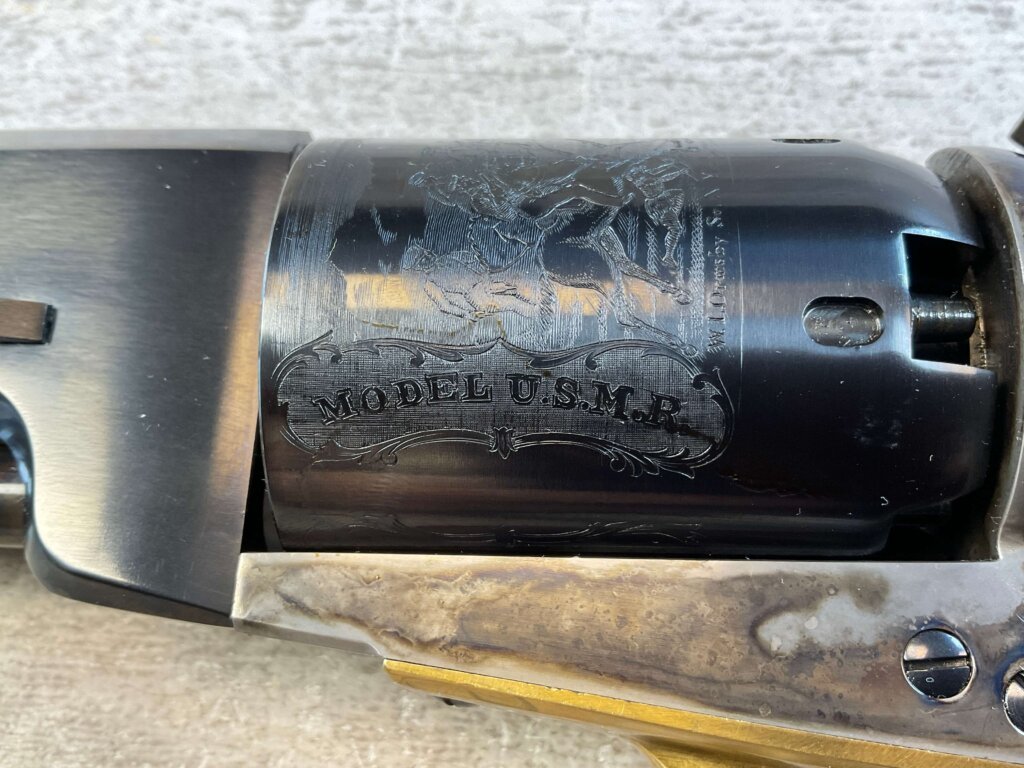 UBERTI 1847 WALKER .44 CAL PERCUSSION REVOLVER, JAMES EARL JONES COLLECTION, ANTIQUE / UNFIRED & MINTY #5-10973