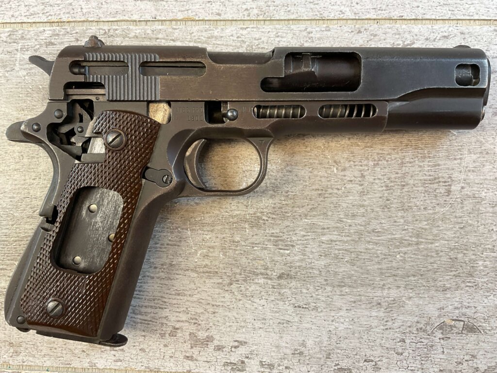 RARE REMINGTON RAND 1911A1 .45 ACP FACTORY CUTAWAY SEMI AUTO PISTOL, JAMES EARL JONES COLLECTION, C&R #5-10975