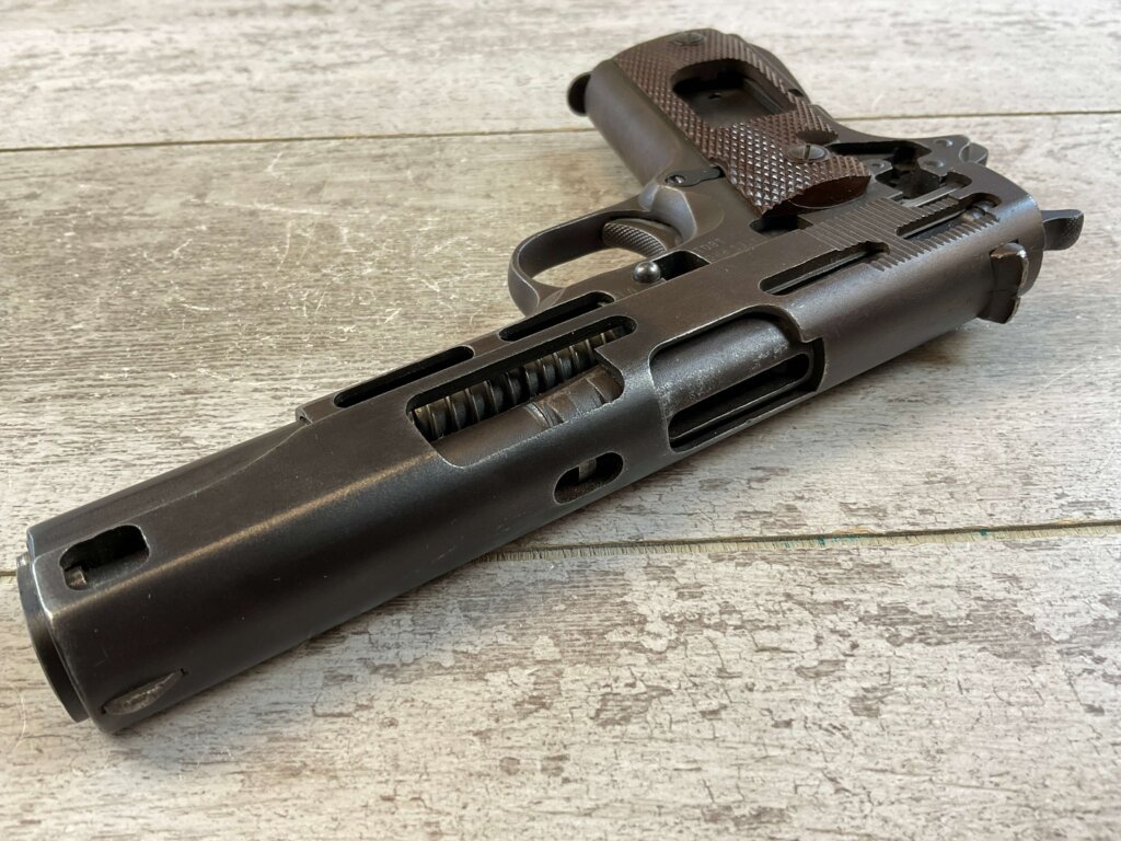 RARE REMINGTON RAND 1911A1 .45 ACP FACTORY CUTAWAY SEMI AUTO PISTOL, JAMES EARL JONES COLLECTION, C&R #5-10975