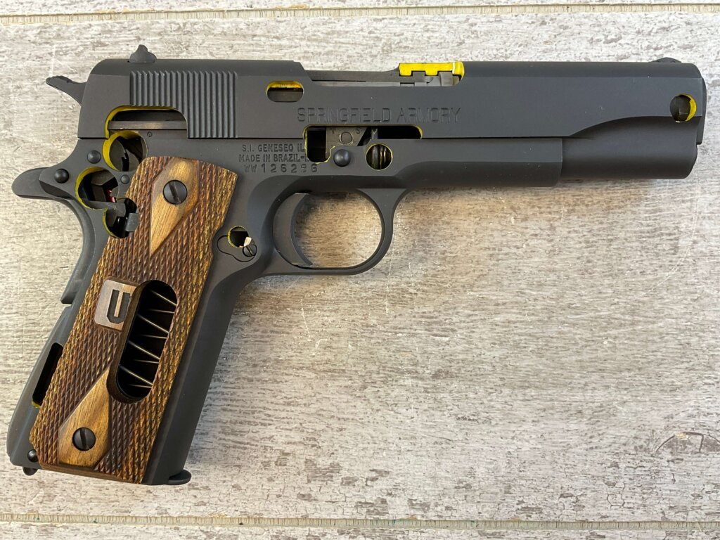 SPRINGFIELD ARMORY 1911-A1 .45 ACP FACTORY CUTAWAY SEMI AUTO PISTOL, JAMES EARL JONES COLLECTION #5-10976