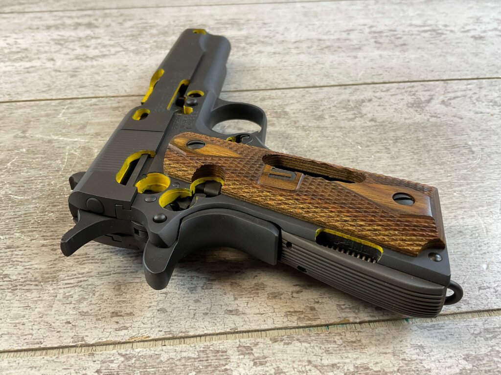 SPRINGFIELD ARMORY 1911-A1 .45 ACP FACTORY CUTAWAY SEMI AUTO PISTOL, JAMES EARL JONES COLLECTION #5-10976