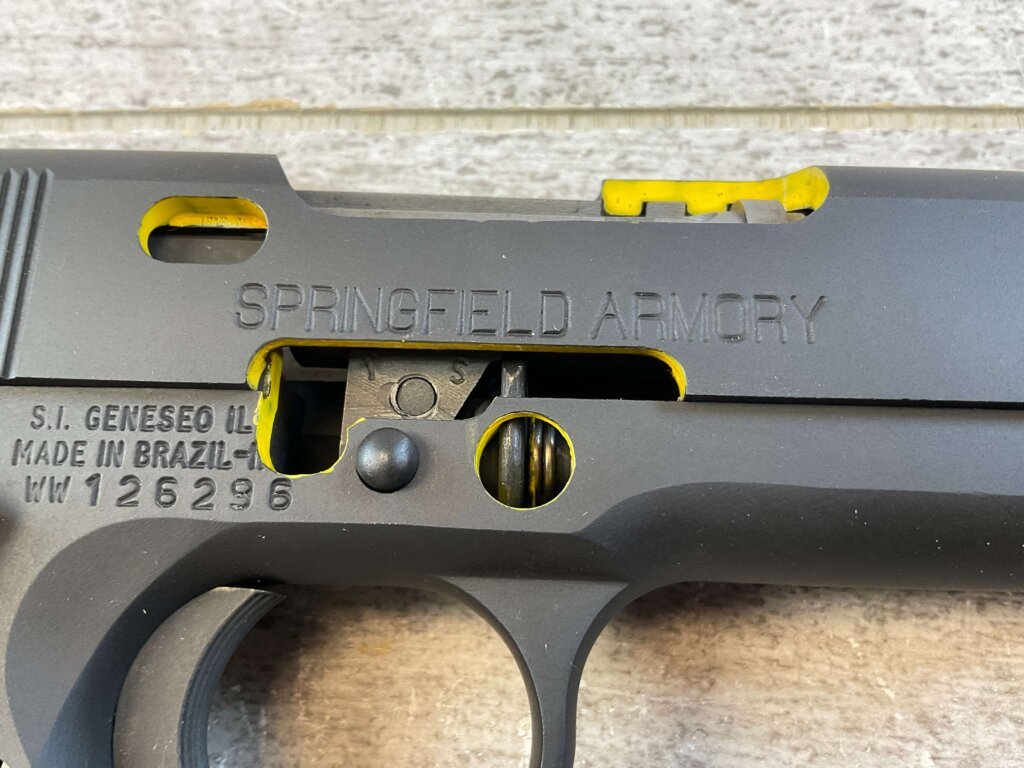 SPRINGFIELD ARMORY 1911-A1 .45 ACP FACTORY CUTAWAY SEMI AUTO PISTOL, JAMES EARL JONES COLLECTION #5-10976