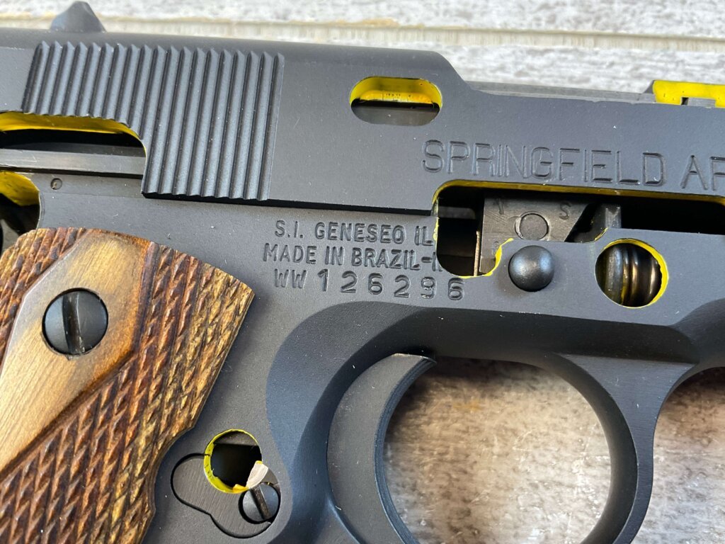 SPRINGFIELD ARMORY 1911-A1 .45 ACP FACTORY CUTAWAY SEMI AUTO PISTOL, JAMES EARL JONES COLLECTION #5-10976