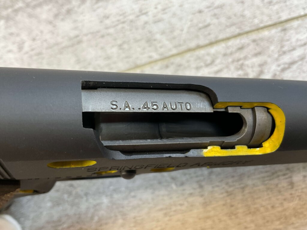 SPRINGFIELD ARMORY 1911-A1 .45 ACP FACTORY CUTAWAY SEMI AUTO PISTOL, JAMES EARL JONES COLLECTION #5-10976