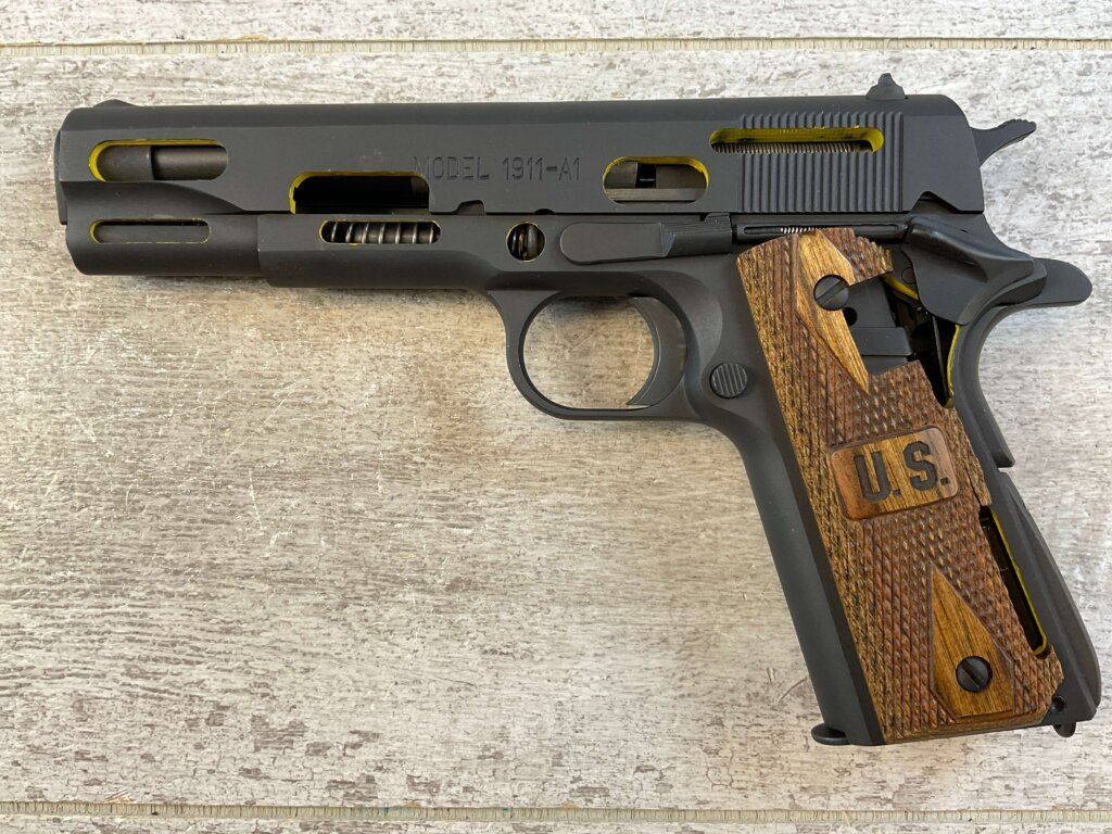 SPRINGFIELD ARMORY 1911-A1 .45 ACP FACTORY CUTAWAY SEMI AUTO PISTOL, JAMES EARL JONES COLLECTION #5-10976