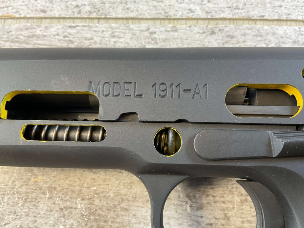 SPRINGFIELD ARMORY 1911-A1 .45 ACP FACTORY CUTAWAY SEMI AUTO PISTOL, JAMES EARL JONES COLLECTION #5-10976