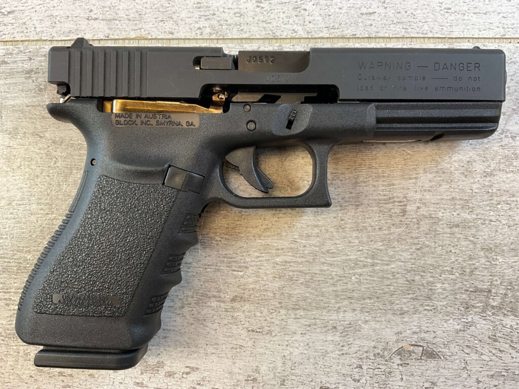 GLOCK MODEL 21 GEN2 .45 ACP FACTORY CUTAWAY SEMI AUTO PISTOL, JAMES EARL JONES COLLECTION #5-10978