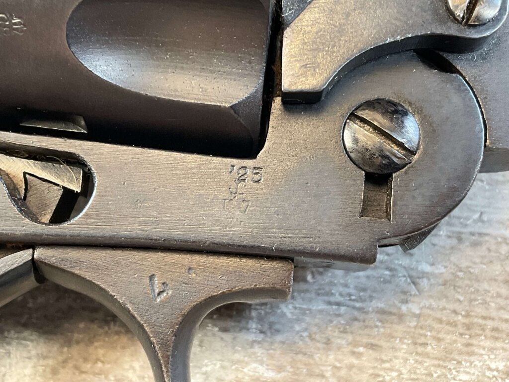 WEBLEY MARK VI .455 CAL FACTORY ARMORERS CUTAWAY REVOLVER, JAMES EARL JONES COLLECTION, RARE & MINTY #5-10977