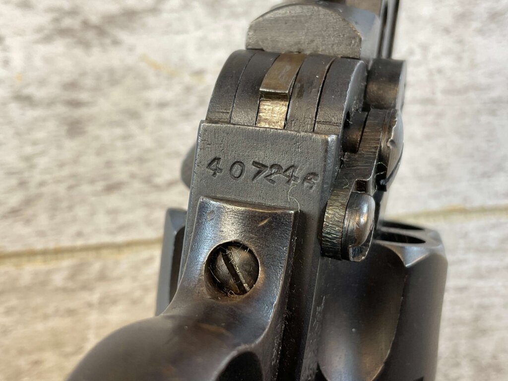 WEBLEY MARK VI .455 CAL FACTORY ARMORERS CUTAWAY REVOLVER, JAMES EARL JONES COLLECTION, RARE & MINTY #5-10977